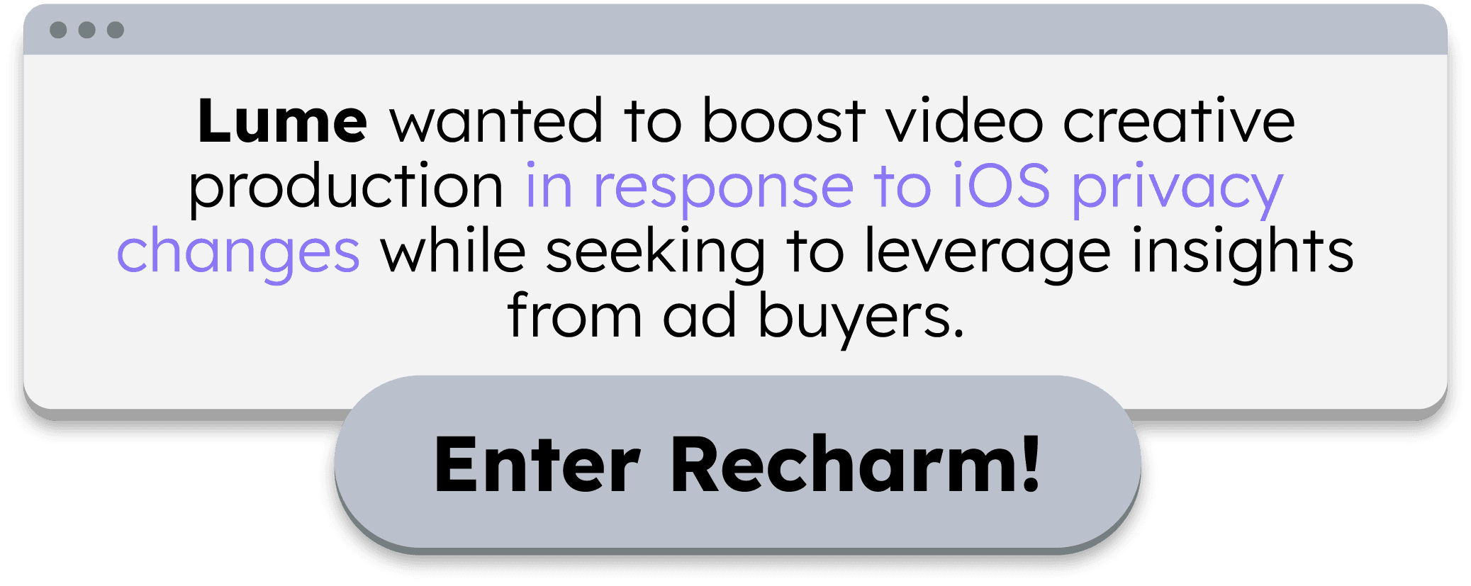 Recharm helps solve Cat Person peroblems